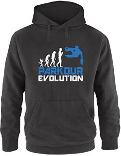 EZYshirt® Parkour Evolution Herren Hoodie von Ezyshirt