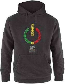 EZYshirt® Reggae Peace Music Pullover Herren | Männer Kapuzenpullover | Hoodie von Ezyshirt