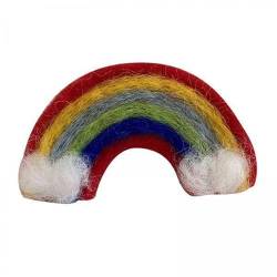F Fityle 2x Regenbogen Wollfilz Mode Alle Spiel Haarnadeln Pins Haarspange Krawatten für Party For Baby von F Fityle