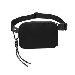 F Fityle Gürteltasche für Damen und Herren, Umhängetasche, Gürteltasche, Reisetasche, wasserdicht, Schultertasche, Hüfttasche mit Reißverschluss für, SCHWARZ von F Fityle