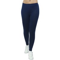 F&K-Mode Thermoleggings Thermo Leggings Hose lang Baumwolle Fleece warm Mit Fleece von F&K-Mode