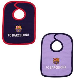 Barça Lätzchen, offizielle Kollektion FC Barcelona, 2 Stück, Blau von F.C. Barcelona