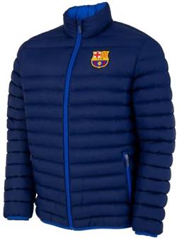 Daunenjacke Barça, offizielle Kollektion FC Barcelona, blau, M von F.C. Barcelona