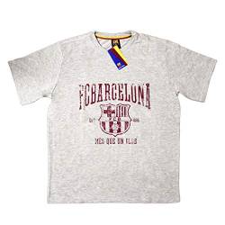 Offizielles FC Barcelona T-Shirt "Modern Style" grau (XXXL) von F.C. Barcelona