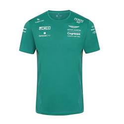 Aston Martin F1 Official Mens Team T-Shirt 2022 3XL, Grün, AMC22KTS01 von F1