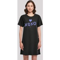 F4NT4STIC Shirtkleid Valentinstag xoxo Damen T-Shirt Kleid Print von F4NT4STIC
