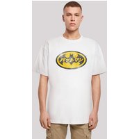 F4NT4STIC T-Shirt DC Comics Batman Japanese Logo Yellow Print von F4NT4STIC