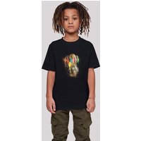 F4NT4STIC T-Shirt Marvel Avengers Endgame Infinity Gauntlet Splatter Unisex Kinder,Premium Merch,Jungen,Mädchen,Logo Print von F4NT4STIC