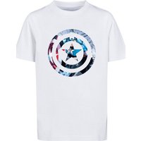 F4NT4STIC T-Shirt Marvel Superhelden Avengers Captain America Montage Symbol Unisex Kinder,Premium Merch,Jungen,Mädchen,Logo Print von F4NT4STIC