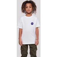 F4NT4STIC T-Shirt NASA Classic Insignia Chest Logo White Unisex Kinder,Premium Merch,Jungen,Mädchen,Bedruckt von F4NT4STIC