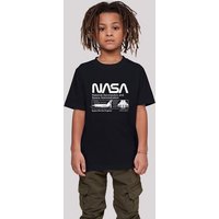 F4NT4STIC T-Shirt NASA Classic Space Shuttle Black Unisex Kinder,Premium Merch,Jungen,Mädchen,Bedruckt von F4NT4STIC