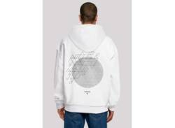 Kapuzenpullover F4NT4STIC "Geometrics Grau" Gr. XL, weiß Herren Pullover Kapuzenpullover von F4NT4STIC