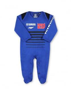 Fabio Quartararo Schlafanzug für Kinder, Yamaha Racing 20, offizielles MotoGP, blau, 12-18 Monate von FABIO QUARTARARO
