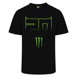 Fabio Quartararo T-Shirt Herren Dual Monster Yamaha FQ20 (L) von FABIO QUARTARARO