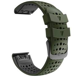 FACDEM 22 mm für Garmin Fenix 7 6 6Pro 5 5Plus Epix Silikon-Smartwatch-Armband Schnellverschluss Forerunner 945 935 Approach S60 Handgelenkbänder, 22mm Fenix 6 6Pro, Achat von FACDEM