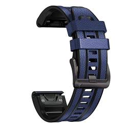 FACDEM 26 22 mm Sport-Silikon-Smartwatch-Armband für Garmin Fenix 6X 6 Pro 5X 5 Plus 7X 7 3HR Easy Fit Schnellverschluss-Armbänder (Farbe: O, Größe: 22 mm für Fenix 6 6Pro), 22mm For Fenix 6 6Pro, von FACDEM