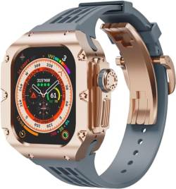 FACDEM Uhrengehäuse aus Titanlegierung und Uhrenarmband, Upgrade-Kit, für Apple Watch Ultra 2 49 mm, RM-Stil, Herren-Metallrahmen, Ersatzband, für iWatch 2, 49 mm, For Ultra 2, Achat von FACDEM