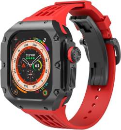 FACDEM Uhrengehäuse aus Titanlegierung und Uhrenarmband, Upgrade-Kit, für Apple Watch Ultra 2 49 mm, RM-Stil, Herren-Metallrahmen, Ersatzband, für iWatch 2, 49 mm, For Ultra 49mm, Achat von FACDEM
