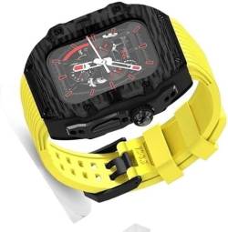 FACDEM Ultra 49 mm Fluorkautschuk-Uhrenarmband + Kohlefaser-Uhrengehäuse, Kohlefaser-Modifikationsset, für Apple Watch, Ersatzarmband, für iWatch 8, 7, 6, 5, 4, SE, 45 mm, 44 mm, 45 mm, Achat von FACDEM