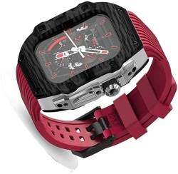 FACDEM Ultra 49 mm Fluorkautschuk-Uhrenarmband + Kohlefaser-Uhrengehäuse, Kohlefaser-Modifikationsset, für Apple Watch, Ersatzarmband, für iWatch 8, 7, 6, 5, 4, SE, 45 mm, 44 mm, 49 mm, Achat von FACDEM