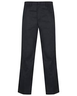 FAIRY TRENDZ LTD Herren-Rugbi-Hose mit elastischem Bund, legere Länge, mit Taschen, navy, 42W x 31L von FAIRY TRENDZ LTD
