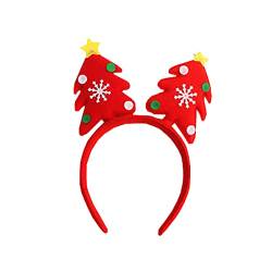 Damen-Stirnband mit Weihnachtsbaum-Design, für Weihnachten, Party, Kostüm, Zubehör von FAIRY TRENDZ