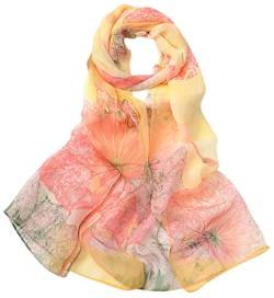 FAIRYGATE Chiffon Schal für Damen Elegantes Accessoire für Frauen Halstuch Schulter Tuch Schals Stola Scarves A4606 von FAIRYGATE