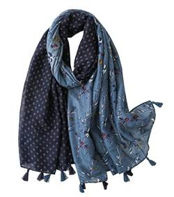 FAIRYGATE Damen Schal Halstücher für Frauen Kopftuch Umschlagtuch Viskose Schals Tuch Stola Stolen Wrap Shawl Halstuch 0234 von FAIRYGATE