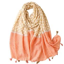 FAIRYGATE Halstücher Damen Tuch Kopftuch Schal Tücher Stola für Frauen Shawls Wraps Luxuriöse Schals Warm Weich als Stola Seidentuch Halstuch 61008 von FAIRYGATE