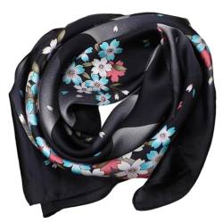 FAIRYGATE Seidentuch Damen Bandana Kopftuch Mädchen Sommer Haarband Herren Halstuch Motorrad Seiden Haargummi Seidenschal Damen Multifunktionstuch DA2113 von FAIRYGATE