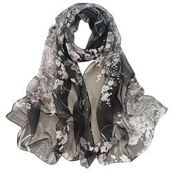 FAIRYGATE Stola Damen Festlich Chiffon Schal Damen Stola Fur abendkleid Pashmina Winter Schals tücher für Frauen Warme Schal A4708 von FAIRYGATE