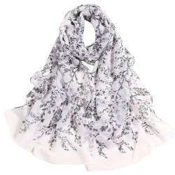 FAIRYGATE Stola für Abendkleid Damen Schal Chiffon Stola Festlich Elegante Scarves Muslim Kopftuch Halstuch Hijab Umschlagstuch für Abendkleid Braut Hochzeit Sonnenschutz 4417 von FAIRYGATE