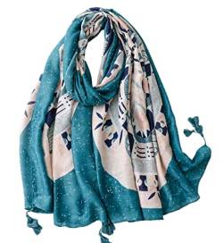 FAIRYGATE Tuch Damen Frühling Halstuch Kopftuch Schal Tücher Stola Mama Geschenk Schals für Frauen 22010 von FAIRYGATE