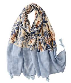 FAIRYGATE Tücher Damen Mode Schals & Tücher für Mädchen Gemustert Bedruckt Elegant Lang Ganzjährig Quaste Schal 67007 von FAIRYGATE