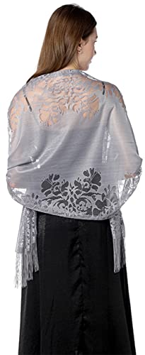 FAIRYGATE Tücher Stola Damen Festlich Shawl Für Frauen Damen Schimmernder Schals und Wraps A0617 von FAIRYGATE