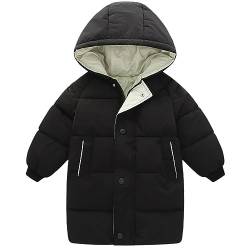 FAIRYRAIN Kinder Jungen Mädchen Winterjacke Puffer Jacke mit Kapuze Lang Herbst Winter Warmer Mäntel Leichte Daunenmantel 150 von FAIRYRAIN