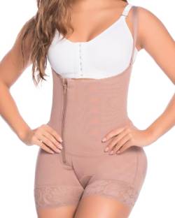 Fajas DPrada 11068 Body Shaper mit seitlichem Reißverschluss - - Large von FAJAS DISENOS D'PRADA