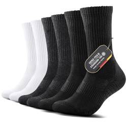 FALARY Socken Herren 39-42 Winter Tennissocken Damen 39-42 Baumwolle Herrensocken Wandersocken Wintersocken Sportsocken Strümpfe Herren Dicke Gepolstert Socken Atmungsaktiv für Outdoor(Mix,M) von FALARY