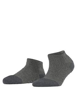 ESPRIT Damen Hausschuh-Socken Effect W HP Wolle rutschhemmende Noppen 1 Paar, Grau (Light Grey 3400), 39-42 von FALKE