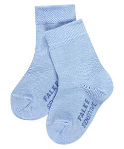 FALKE Baby Socken Baumwolle ohne Gummibund kurze Babysocken ohne Motiv dünn einfarbig weiß grau viele weitere Farben 1 Paar Sensitive von FALKE
