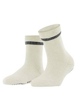 FALKE Damen Hausschuh-Socken Cuddle Pads W HP Baumwolle rutschhemmende Noppen 1 Paar, Weiß (Off-White 2049), 39-42 von FALKE