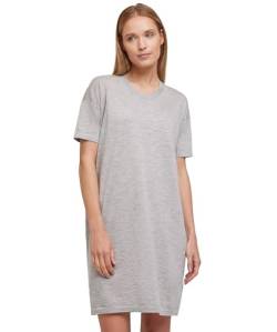 FALKE Damen Kleid Loungewear Knit Dress W DR Kaschmir weich hautfreundlich 1 Stück, Grau (Light Grey Melange 3845), S von FALKE