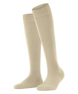 FALKE Damen Kniestrümpfe ClimaWool W KH Lyocell Schurwolle lang einfarbig 1 Paar, Beige (Cream 4011), 41-42 von FALKE