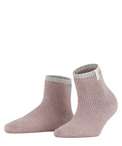 FALKE Damen Kurzsocken Cosy Plush W SSO Alpakawolle gemustert 1 Paar, Rosa (Rosewater 8666), 35-38 von FALKE