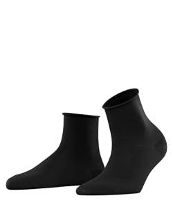 FALKE Damen Kurzsocken Cotton Touch W SSO Baumwolle einfarbig 1 Paar, Schwarz (Black 3009), 39-42 von FALKE