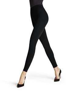 FALKE Damen Leggings Seamless Shaping W LE Blickdicht einfarbig 1 Stück, Schwarz (Black 3009), XS 34-36 von FALKE