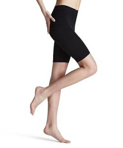 FALKE Damen Oberschenkel-Shapewear Cellulite Control W PA Blickdicht gegen Cellulite 1 Stück, Schwarz (Black 3009), M-L von FALKE