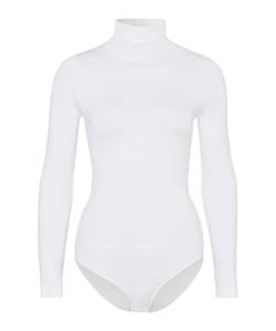 FALKE Damen Rich Cotton Body Damenbody edel elegant Langarm nahtlos mit Stehkragen weich einfarbig atmungsaktive Baumwolle 1 Stück von FALKE