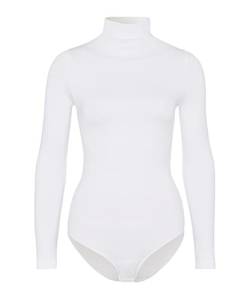 FALKE Damen Shapewear Ganzkörper-Body Rich Cotton W BO Baumwolle Langarmbody 1 Stück, Weiß (White 2209), M 40-42 von FALKE