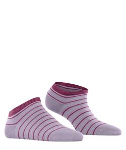 FALKE Damen Sneakersocken Stripe Shimmer, Baumwolle, 1 Paar, Lila (Lilac Tint 8678), 39-42 von FALKE
